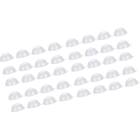 Lot de 20 boules plastique transparentes 5cm, décorations de Noël et mariage, ornements à remplir personnalisables (1/5)