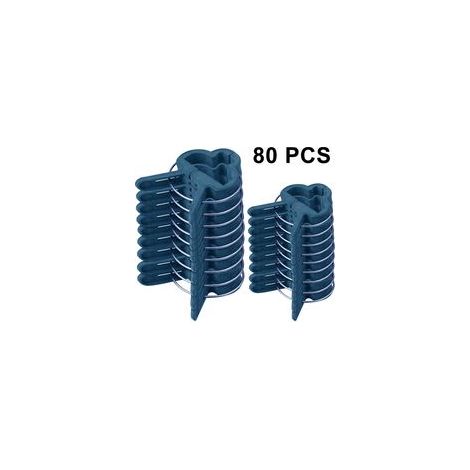 Clips de jardin pour la greffe de semis, les fleurs et la décoration de jardin. Taille au choix. Clips de printemps pour plantes, support de tiges, 40 petits + 40 grands. (1/4)