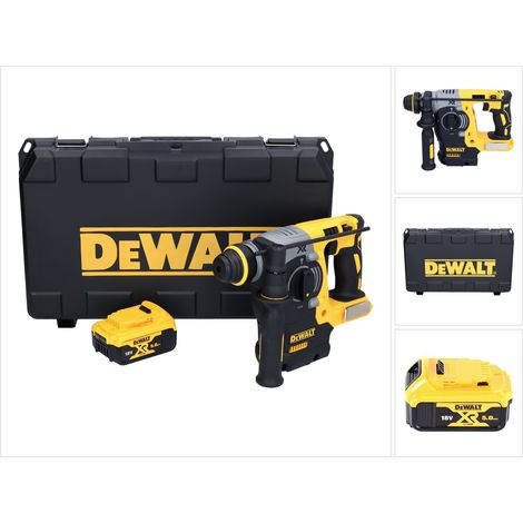 DeWalt DCH 273 NT Akku Kombihammer 18 V 2,1 J SDS Plus Brushless + 1x Akku 5,0 Ah + Koffer - ohne Ladegerät