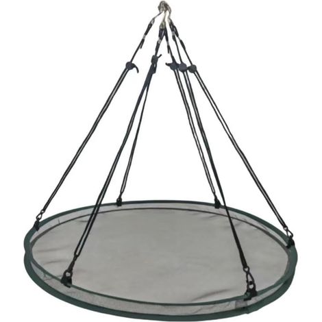 Mangeoire à oiseaux à suspendre pour boules de graisse – Filet anti-oiseaux en maille pour station de jardin Vert 61 cm (76 cm) (1/5)