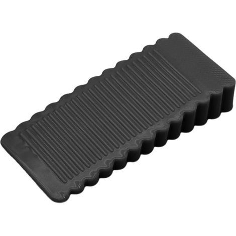 Topes de puerta de silicona, base de ventosa resistente al viento, protector de suelo antideslizante, Geschikt voor para el hogar, la oficina y el dormitorio - negro (1/4)