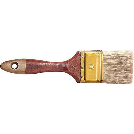 Pinceau plat 80 mm, épaisseur 5 brosse nature, 60% Tops, clair 1 piece
