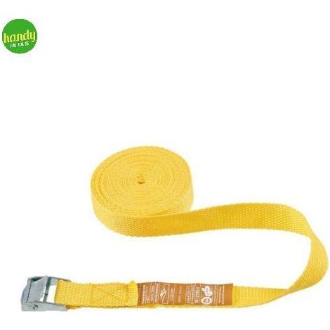 Cinghia di ancoraggio Masidef con fermo blocco metallico 5 m x 25 mm 250 kg