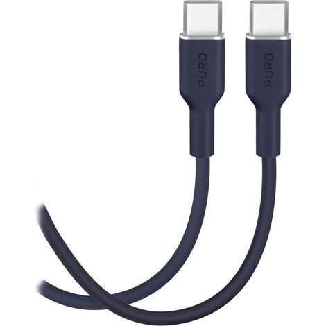 Câble flexible USB-C 60 W 1,5 m Icon - Bleu marine