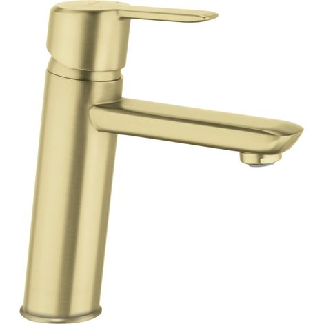 Deante Arnika robinet lavabo or brossé élégant et fonctionnel (1/5)
