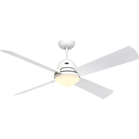 Ceiling Fan Libeccio White with Light & Remote