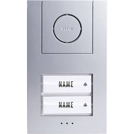 m-e modern-electronics 41186 citofono cablato argento (1/3)