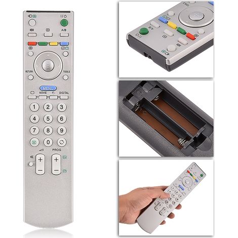 Télécommande Universelle Compatible avec Téléviseurs Sony RM-ED005, RM-GA005, RM-W112 et Autres Modèles (1/5)