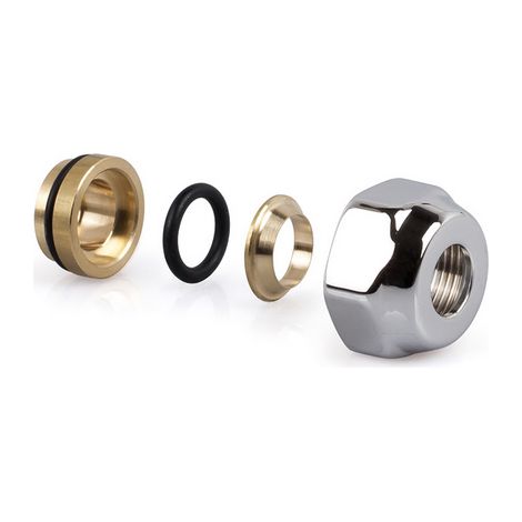 RACCORDO PER TUBO RAME A TENUTA O-RING- 14 x 24/19- SR- pezzi 1