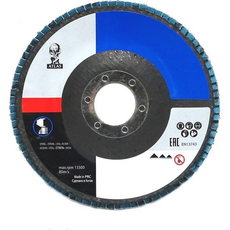 Roue à lamelles Norton Atlas KX663 125 mm P 60 (1/3)