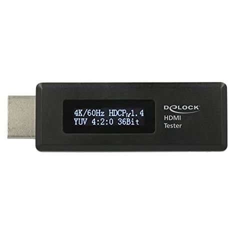 DeLOCK 63327 cambiador de género para cable HDMI-A 19 pin USB Type Micro-B Negro