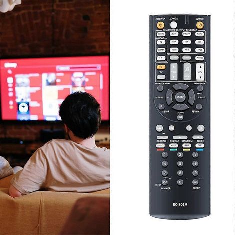 Télécommande de remplacement RC801M pour récepteur home cinéma surround (1/4)