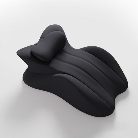 L'oreiller ergonomique en mousse à mémoire de forme pour adultes, qui soutient la nuque, le dos et les jambes, est le choix idéal pour dormir et lire (1/5)