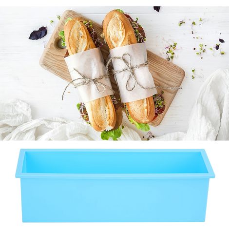 1200 ml rechteckige Silikon-Seifenform, DIY-Toastform, Werkzeug zum Herstellen einer Box (1/5)