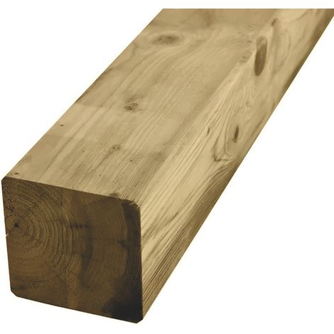 Confine PALO QUADRO IN LEGNO cm. 7x7x130 h