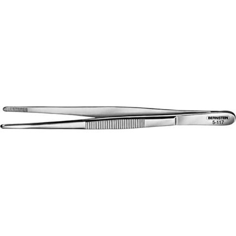 BERNSTEIN Tools for Electronics 5-117 Präzisionspinzette Stumpf 145 mm