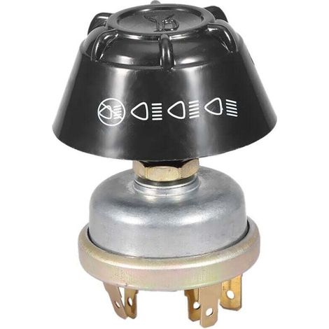12V tanche Lumière/Klaxon Bouton Poussoir Métal pour Massey Ferguson Tracteur (1/4)