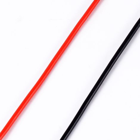 Câbles souples en cuivre 18AWG 5m, fil électronique silicone cuivre toronné flexible (1/5)