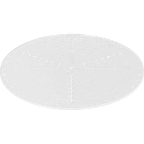 Compas de centrage rond pour tournage sur bois, outil de centrage pour tracer des cercles de 20 cm de diamètre et 3 mm d'épaisseur (1/5)