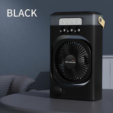 Ventilador de escritorio 3 en 1 con humidificador, 3 velocidades ajustables, inclinación multiángulo, bajo nivel de ruido, ideal para oficina y dormitorio. (1/5)