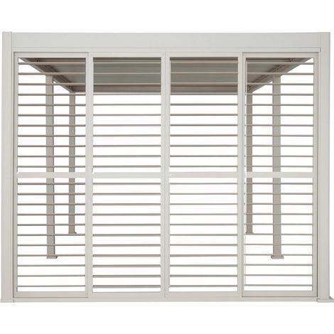 Persiana per pergola bioclimatica evora 6x3,6 m in argilla - Hespéride