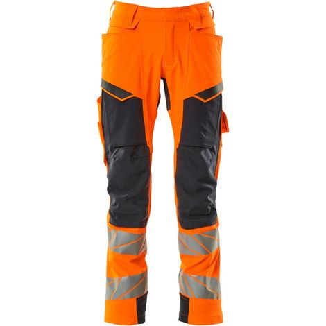 Mascot Warnschutz Bundhose 19279-510-14010 Gr. 90C62 hi-vis orange/schwarzblau (1/4)