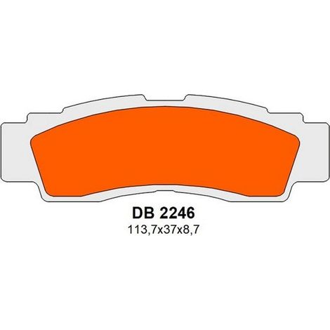 Pastillas de freno delanteras Delta para YXF YXZ 1000r 2016-2022 1000 YXZ
