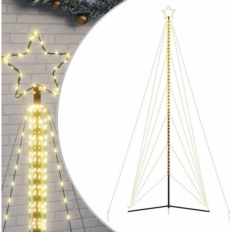 Albero di Natale Albero natalizio Albero festivo a LED 861 LED Bianco Caldo 478 cm (1/5)