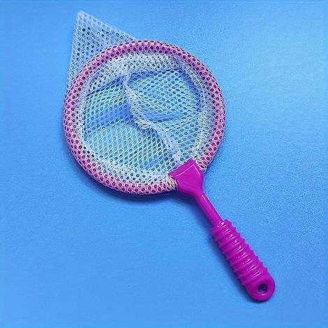 Lot de 3 épuisettes de pêche en TPU résistant - Grande taille, idéales pour attraper poissons et insectes dans les aquariums (violet) (1/5)