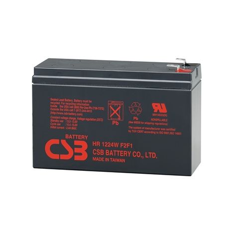 Batteria CSB HR1224WF2F1 12V (4.8-/6,3+) UPS