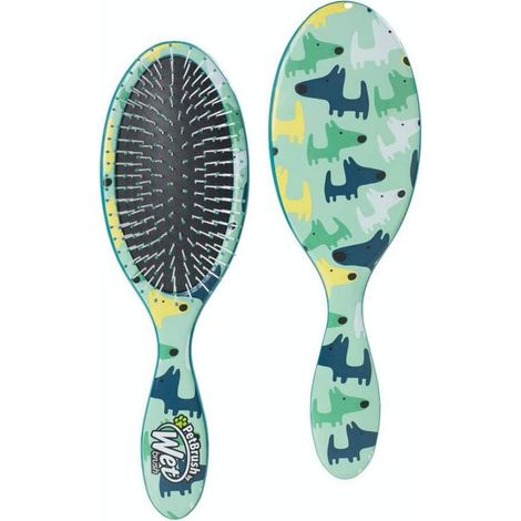 Wet Brush - Spazzola districante per cani di taglia grande, mimetica, multi pettine e strumento per rimuovere lo spargimento di cani a pelo lungo o corto, senza grovigli per meno tirare e tirare (1/5)