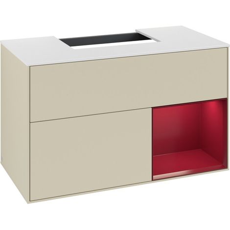 Villeroy & Boch F121HBHJ Meuble sous-lavabo Finion F12 (1/3)