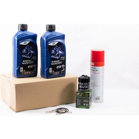 Kit Entretien Vidange Standard pour DERBI Variant 125 Sport de 2012 à 2016 - MOTUL 7100 5w40 2L