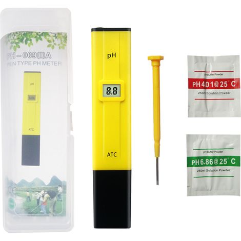 Testeur pH digital électronique portable pour aquarium piscine hydroponie mesure précise durable