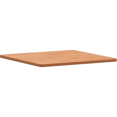 Dessus de table 50x50x1,5 carré bois massif de hêtre (1/5)