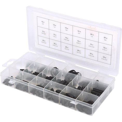Ks Tools – Assortiment de clavettes, circlips et chevilles 295 pcs – Normes DIN 471 et ISO 3912 – Coffret plastique 22,1 x 11,3 x 3,2 cm (1/9)