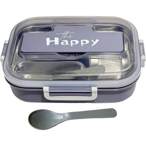Boîte à sandwich en acier inoxydable pour adultes - avec couverts - Boîte (1/5)