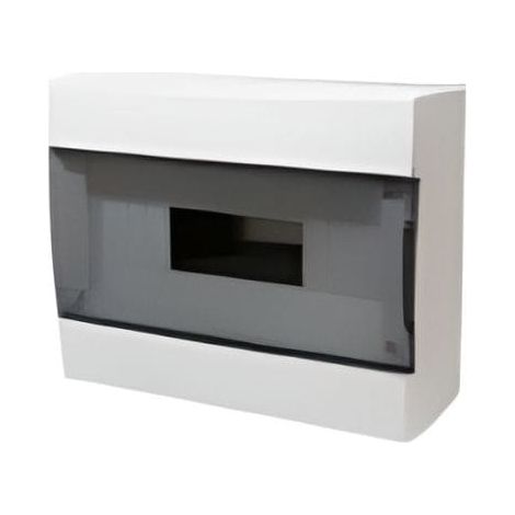 Centralino da parete 12 moduli bianco con portello fumè 280x225x100mm IP40 FAEG - FG14412B
