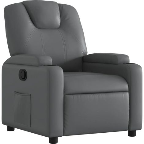 Maison Exclusive - Relaxsessel Grau Kunstleder