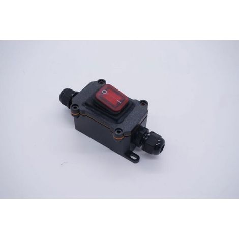 Interrupteur De Câble - IP67 DPST 220V AC 16A - Étanche Pour Utilisation Extérieure - 4 Bornes Avec LED Rouge - 1 Pièce (1/5)