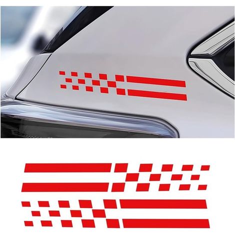 Adesivi riflettenti, adesivi di sicurezza riflettenti, adesivi di sicurezza universali, adesivi per biciclette, adesivi per auto, adesivi per caschi da moto (1/5)