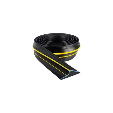 Joint de seuil pour porte de garage en EPDM – Étanchéité thermique et anti-inondation – Pour surfaces béton, asphalte et traitées – Longueur 3M, largeur 15MM