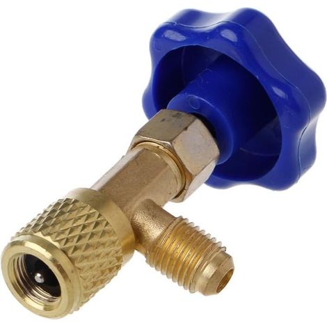 1/4 SAE Ouvre-Bouteille De Automatique à CA Peut Puiser Robinet Ouvre-Bouteille De pour Le Réfrigérant De Gaz R22 R134a R410A (1/5)