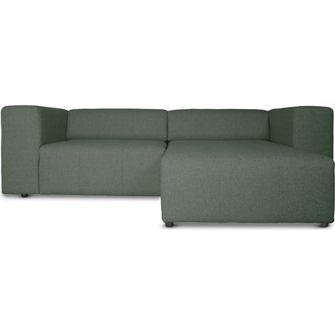 Heaven canapé avec chaise longue tourné vers la droite ou la gauche vert. (1/5)