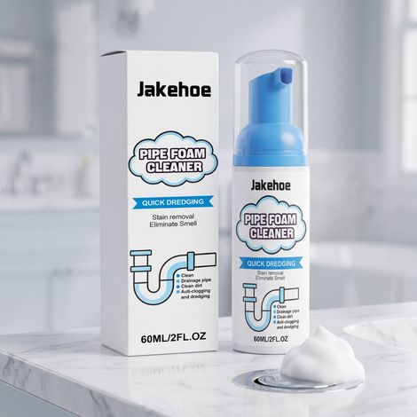 Schaum-Abflussreiniger für Küchenspülen – Praktisch für den täglichen Gebrauch, entfernt Gerüche und Flecken aus Abflüssen – 60 ml -- DTEKGAZ (1/5)