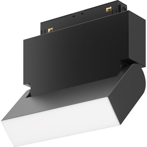Base Di Illuminazione Basic Per Binario Moderno Alluminio Nero 10W Luce Calda (1/3)