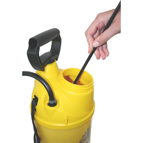 Berthoud – Pulvérisateur à pression préalable 6L – Longueur tuyau 1,35m – Buse professionnelle incluse – Traitement bois et démoussage