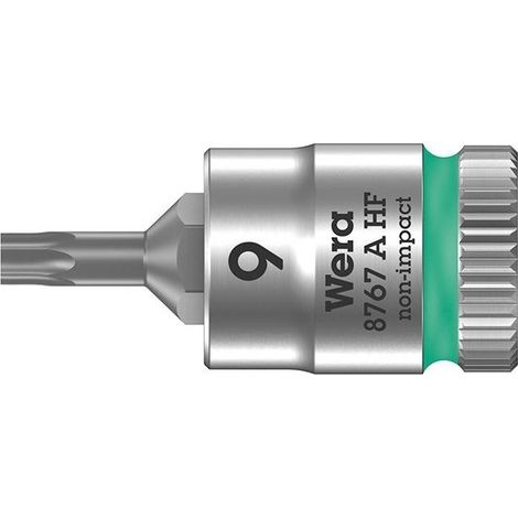 Embout de clé à douille 8767 A HF TORX® 1/4 de pouce T9 L.28mm