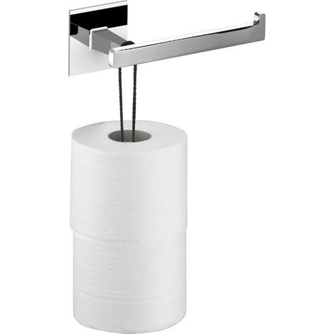 Portarrollos sin tapa con reserva, adhesivo, serie SINTOR, acabado cromo - MANILLONS TORRENT (1/2)
