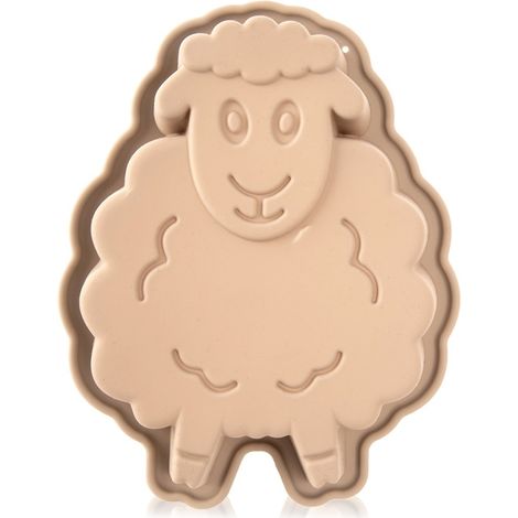 Silikon-Backform für Osterkuchen, Schaf-Lamm-Motiv, 20 x 16 cm